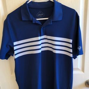 Bonobos Blue and White Striped Polo Shirt